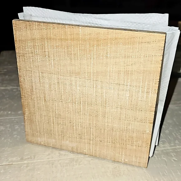 Rustic wood Napkin Holder THANKFUL - Picture 5 of 8
